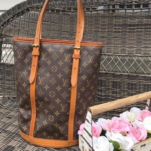 Authentic Louis Vuitton Bucket GM